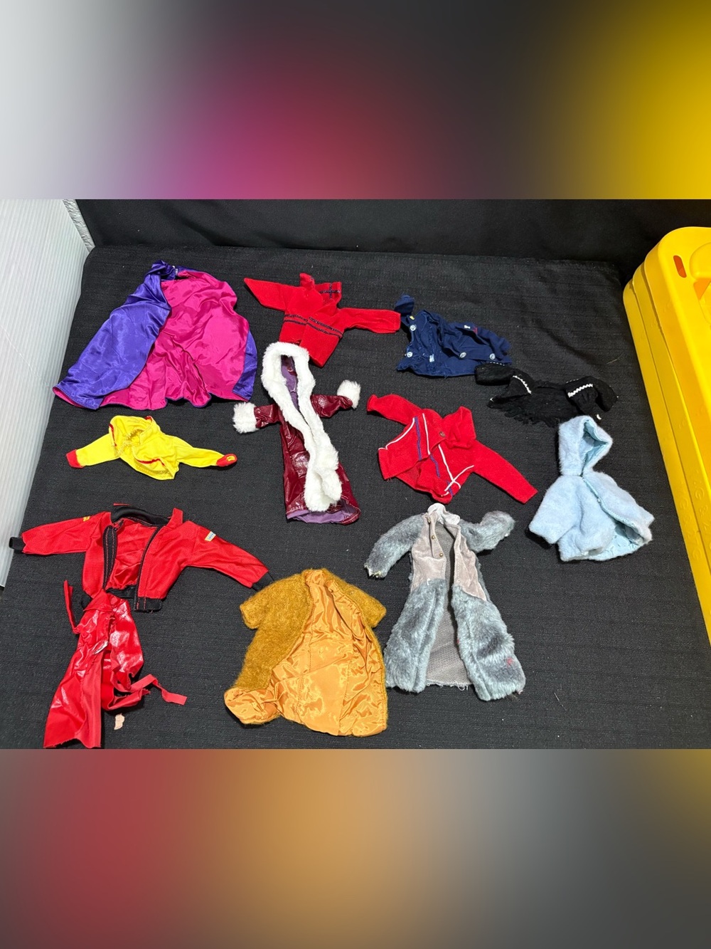 Assorted Vintage Barbie, Mattel Doll & Other Dolls Coats, Jackets, Vest Ect.